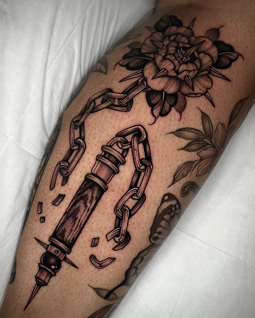 Tattoo by @caitybugink β black_and_grey, realism