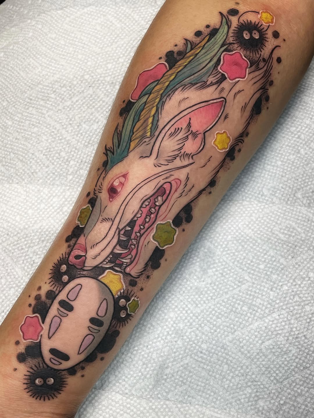 Tattoo by @babybishtattoos — anime