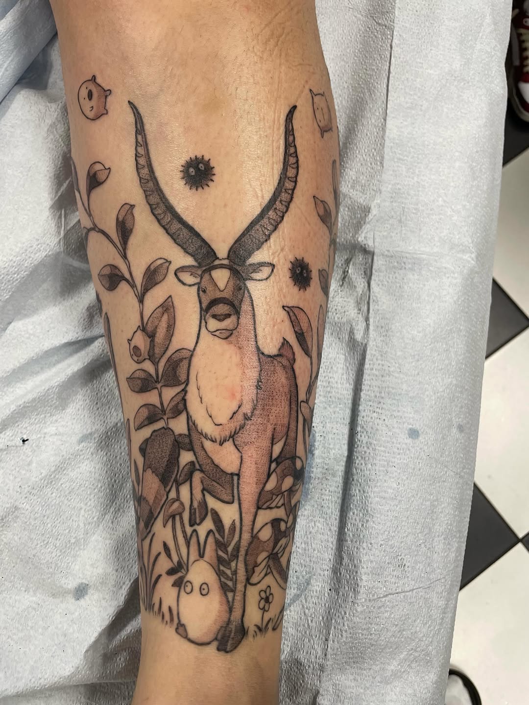 Tattoo by @babybishtattoos — anime