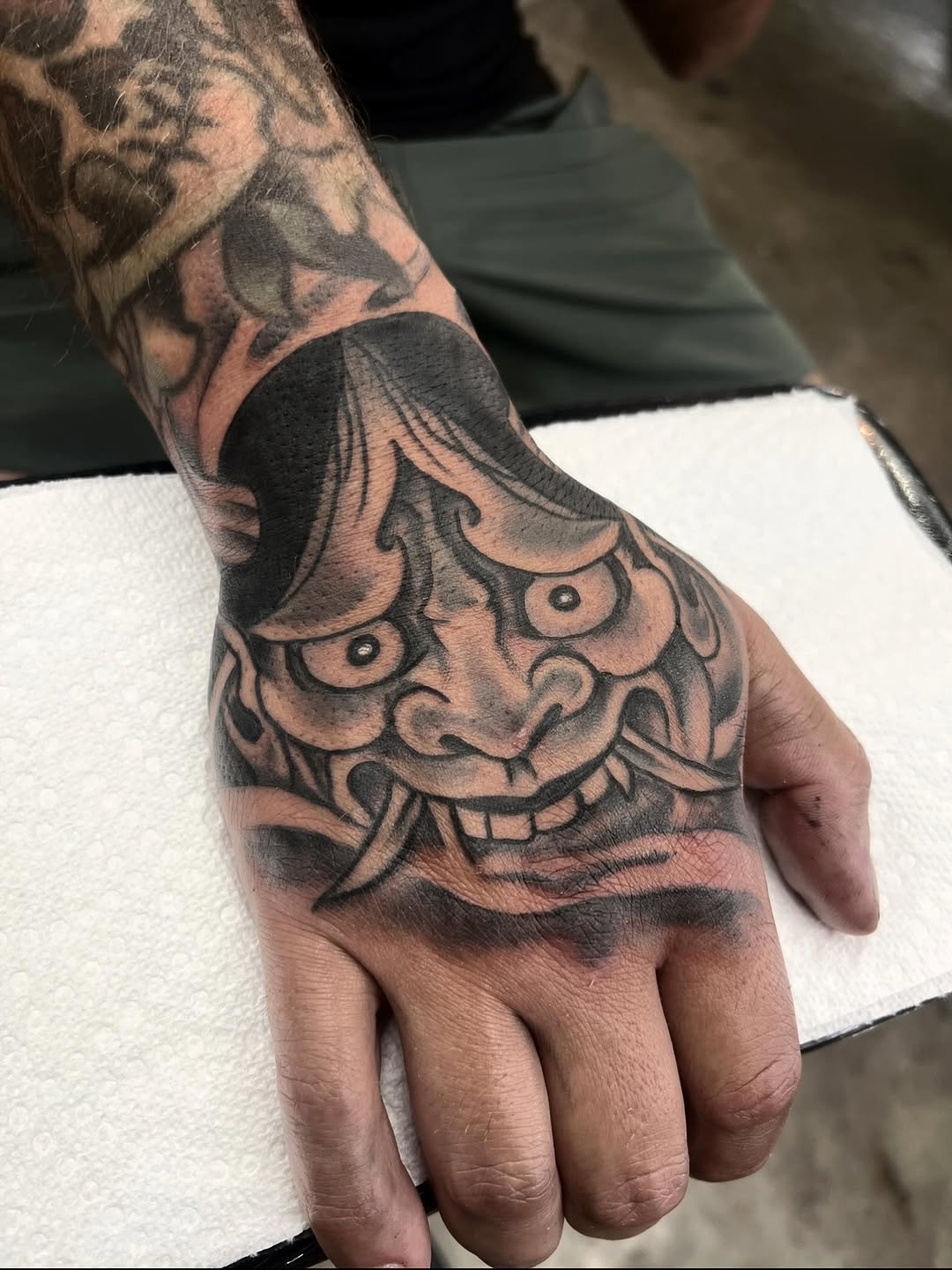 Tattoo by @dylanoquintattoo — black_and_grey
