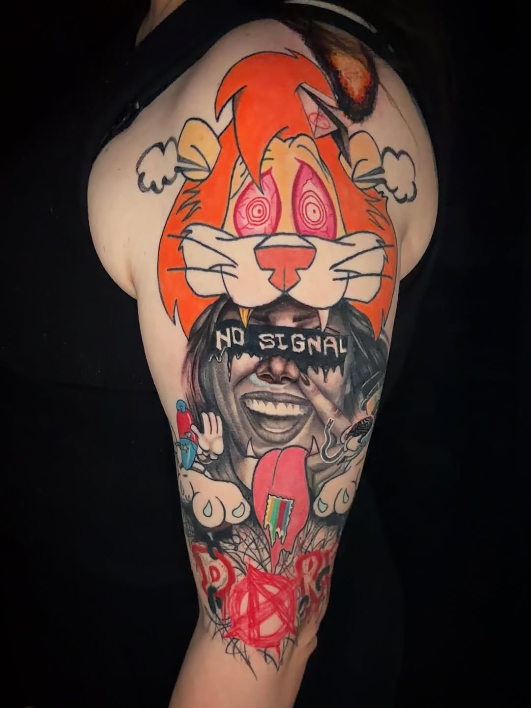 Tattoo by @yo_adriantattoos — illustrative, new_school