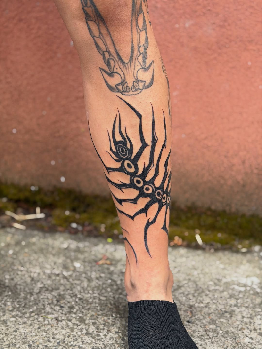Tattoo by @worth.4ever — blackwork, geometric