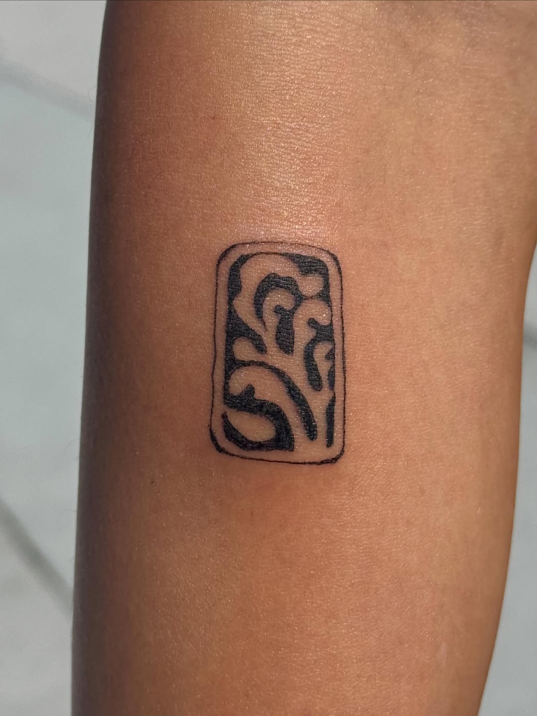 Tattoo by @mr.smiley___ — blackwork, geometric