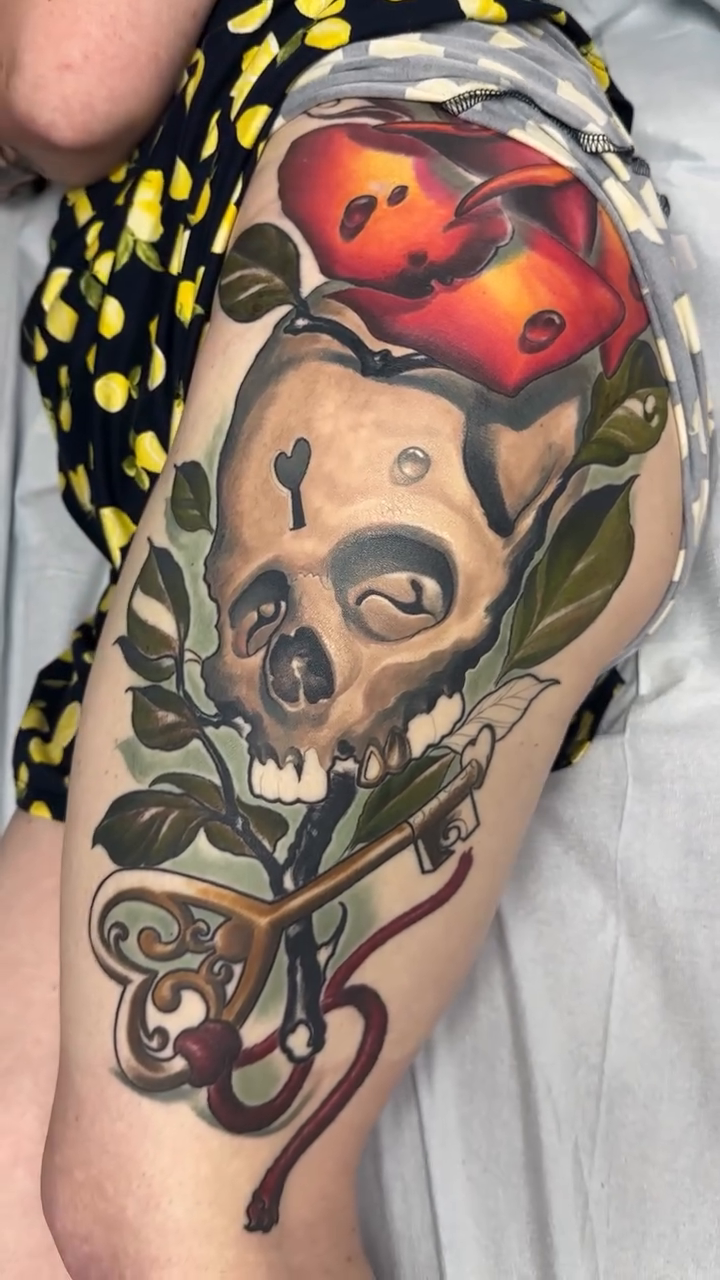 Tattoo by @dna_tattoos — neo_traditional, realism