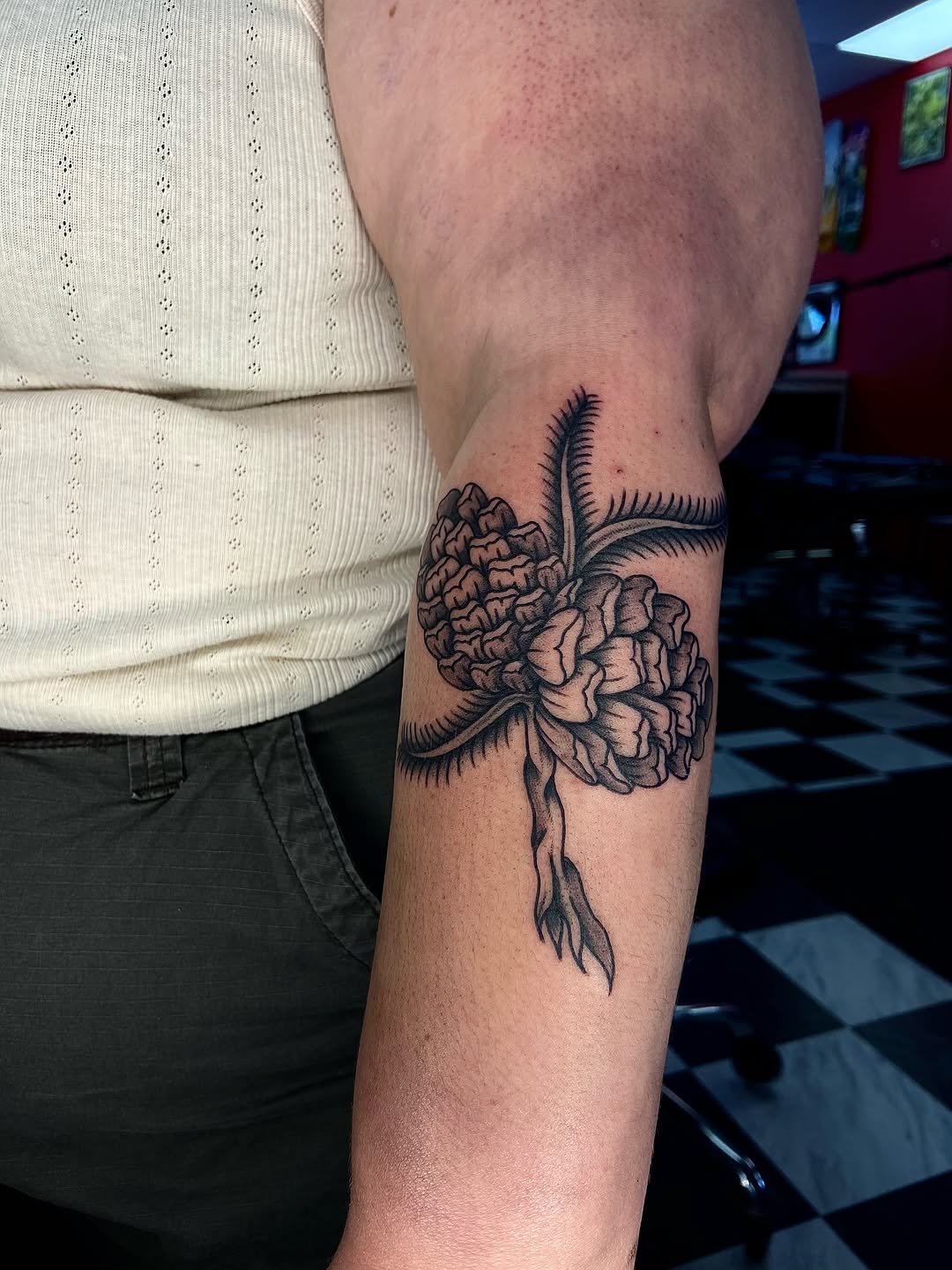 Tattoo by @ryansflashstash — black_and_grey, illustrative