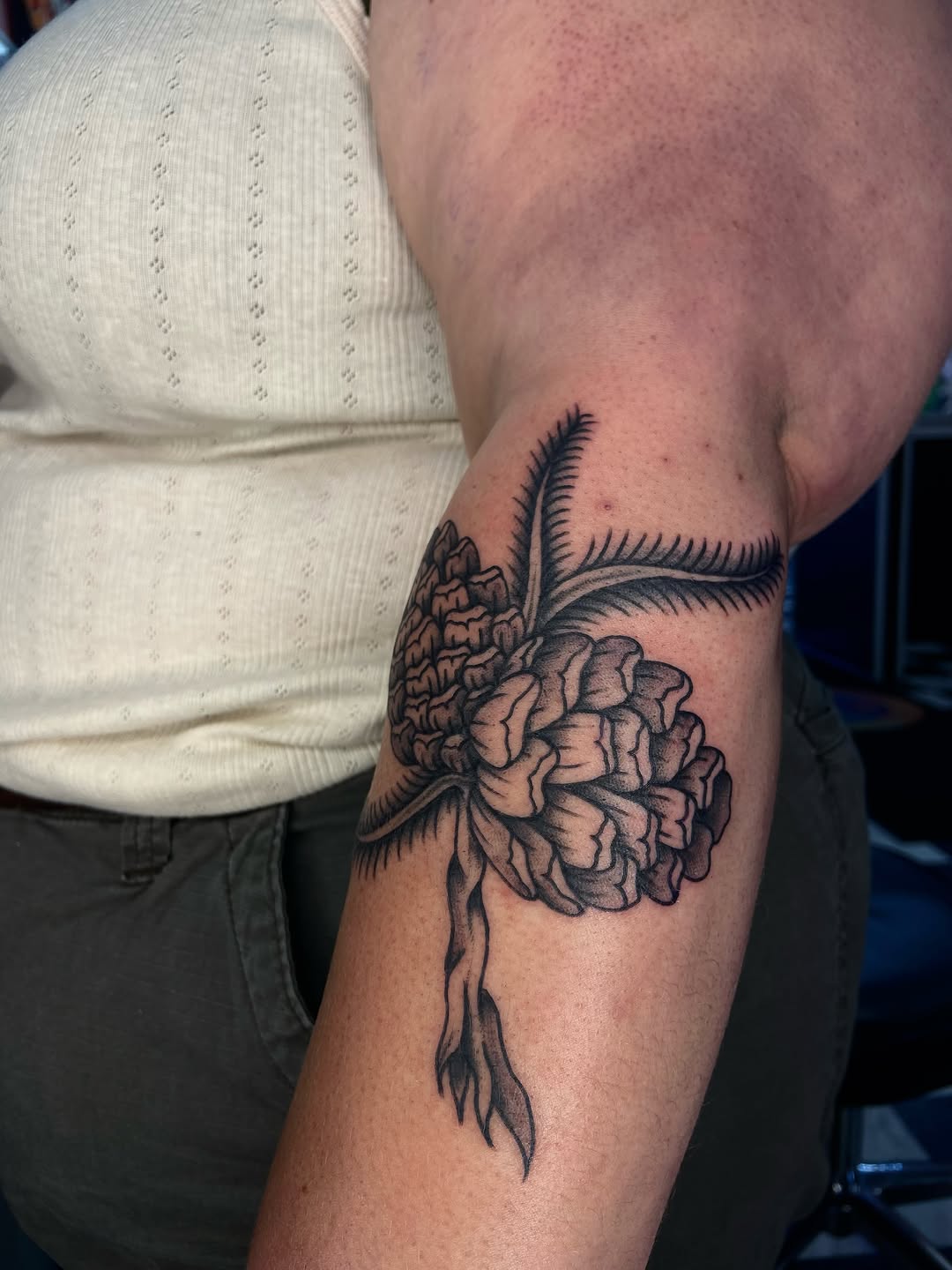 Tattoo by @ryansflashstash — illustrative, black_and_grey