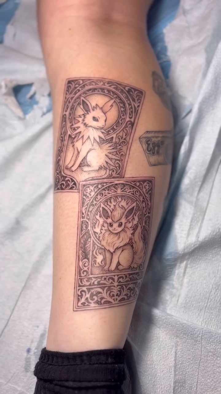 Tattoo by @ramsie_atc — illustrative, anime