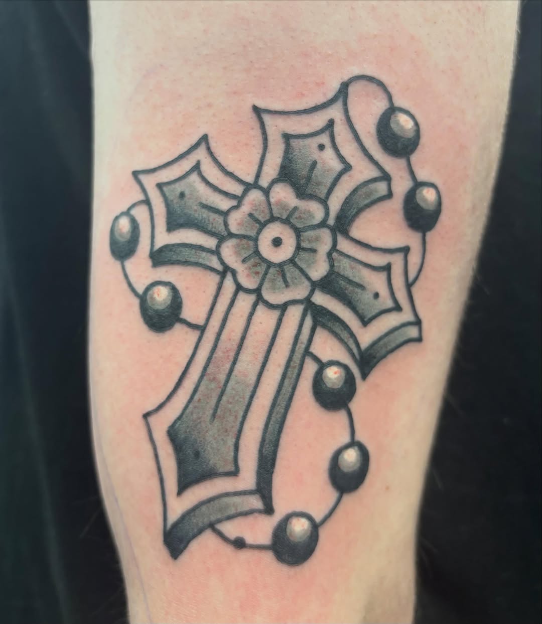 Tattoo by @crab_tatts โ american_traditional, black_and_grey