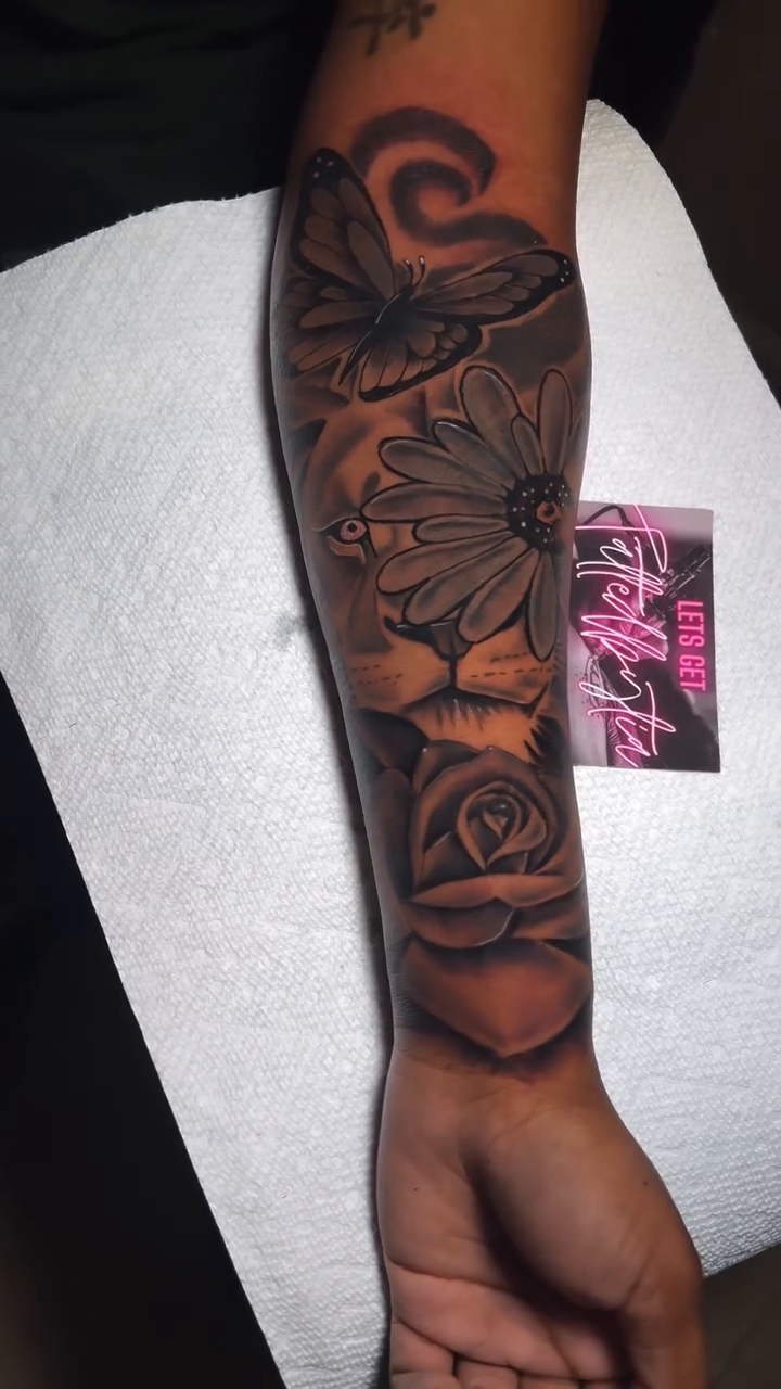 Tattoo by @tattedbytia — realism, black_and_grey