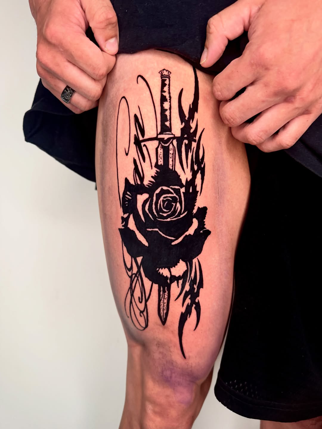 Tattoo by @newdullz_tattoo β blackwork, illustrative