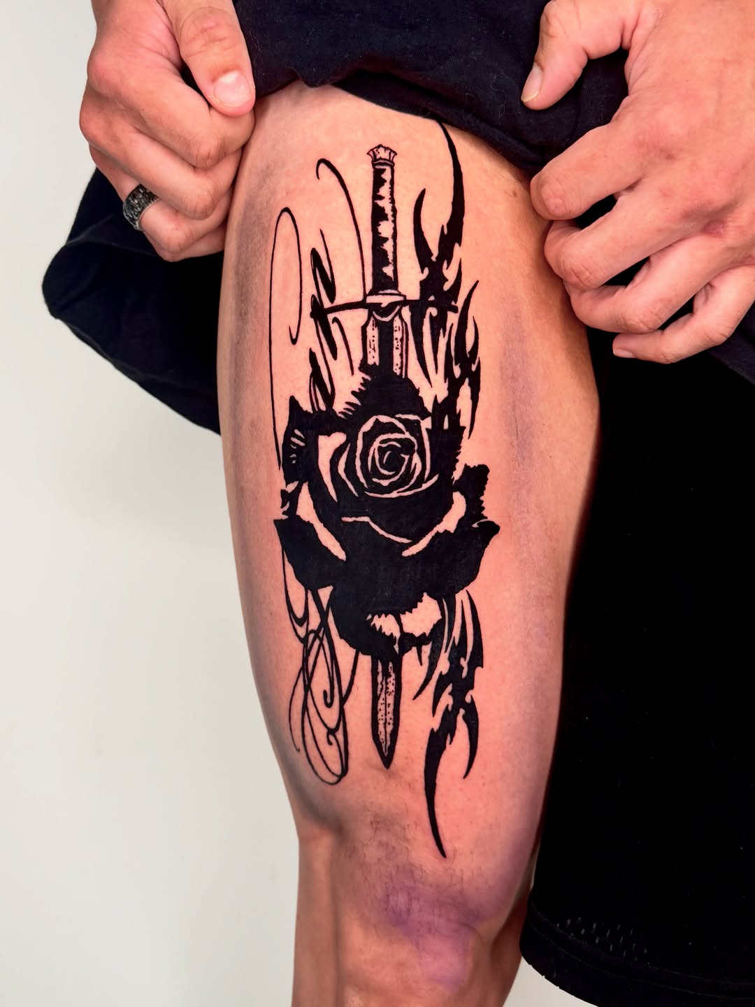 Tattoo by @newdullz_tattoo β blackwork, illustrative