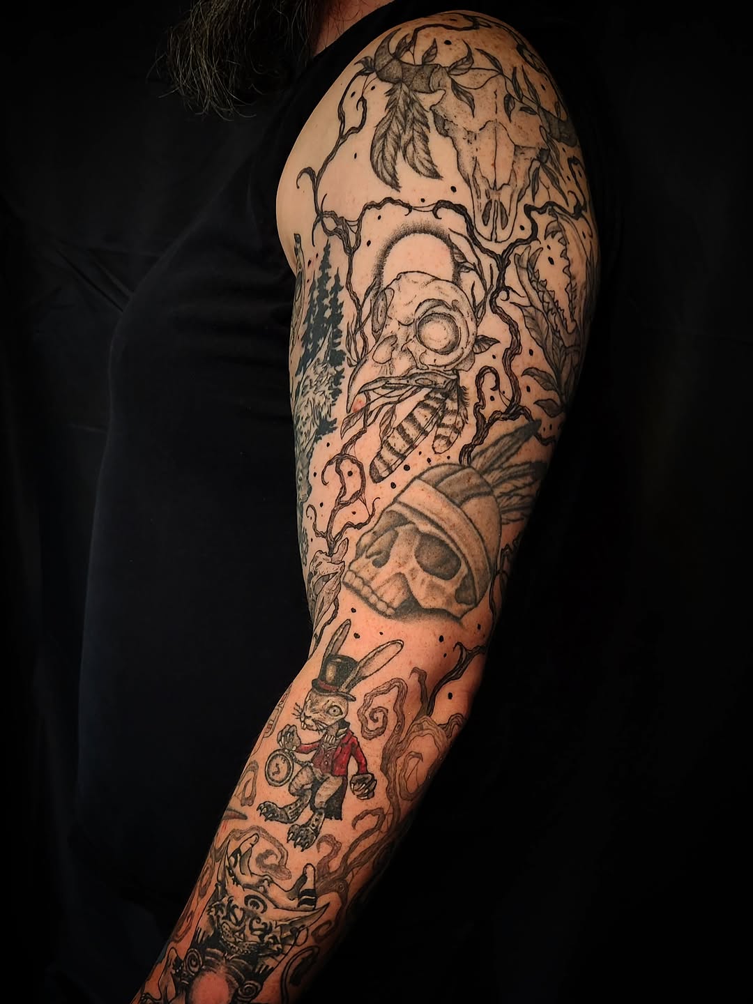 Tattoo by @grimsolaire_tattoos โ dark_realism
