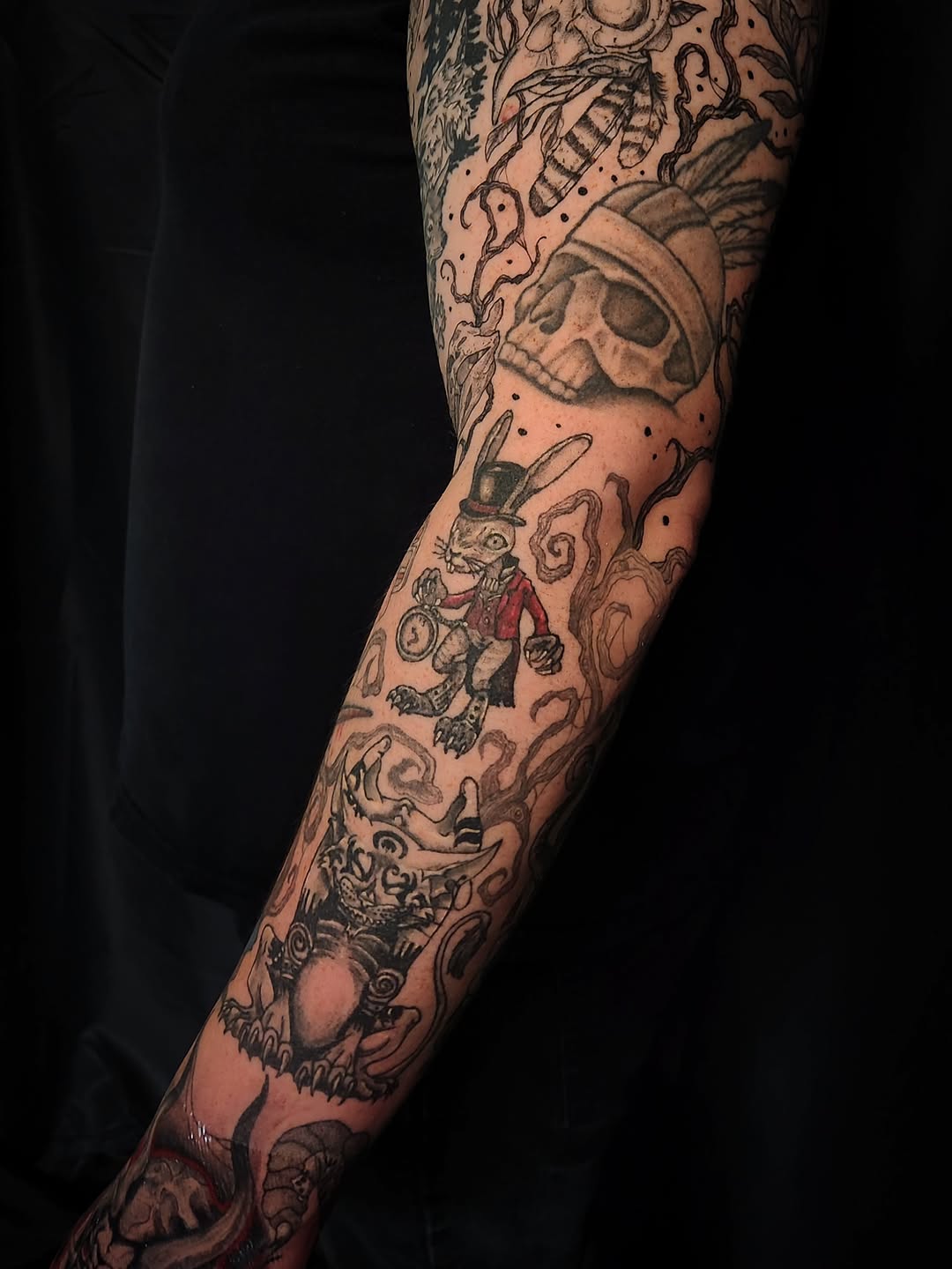 Tattoo by @grimsolaire_tattoos โ dark_realism
