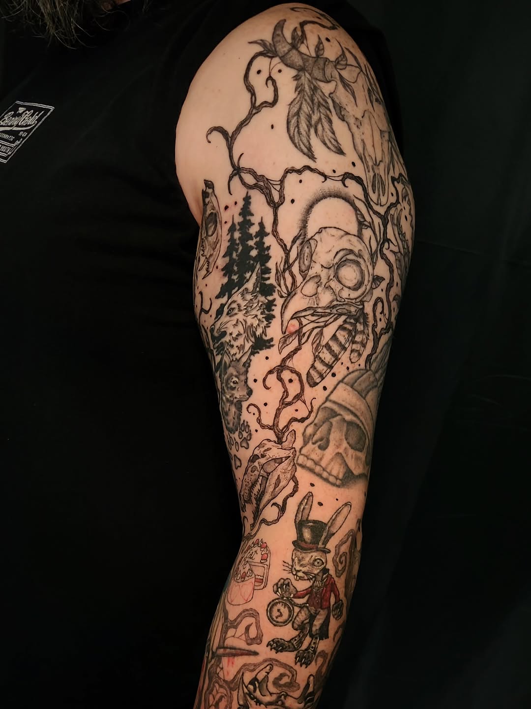 Tattoo by @grimsolaire_tattoos โ dark_realism