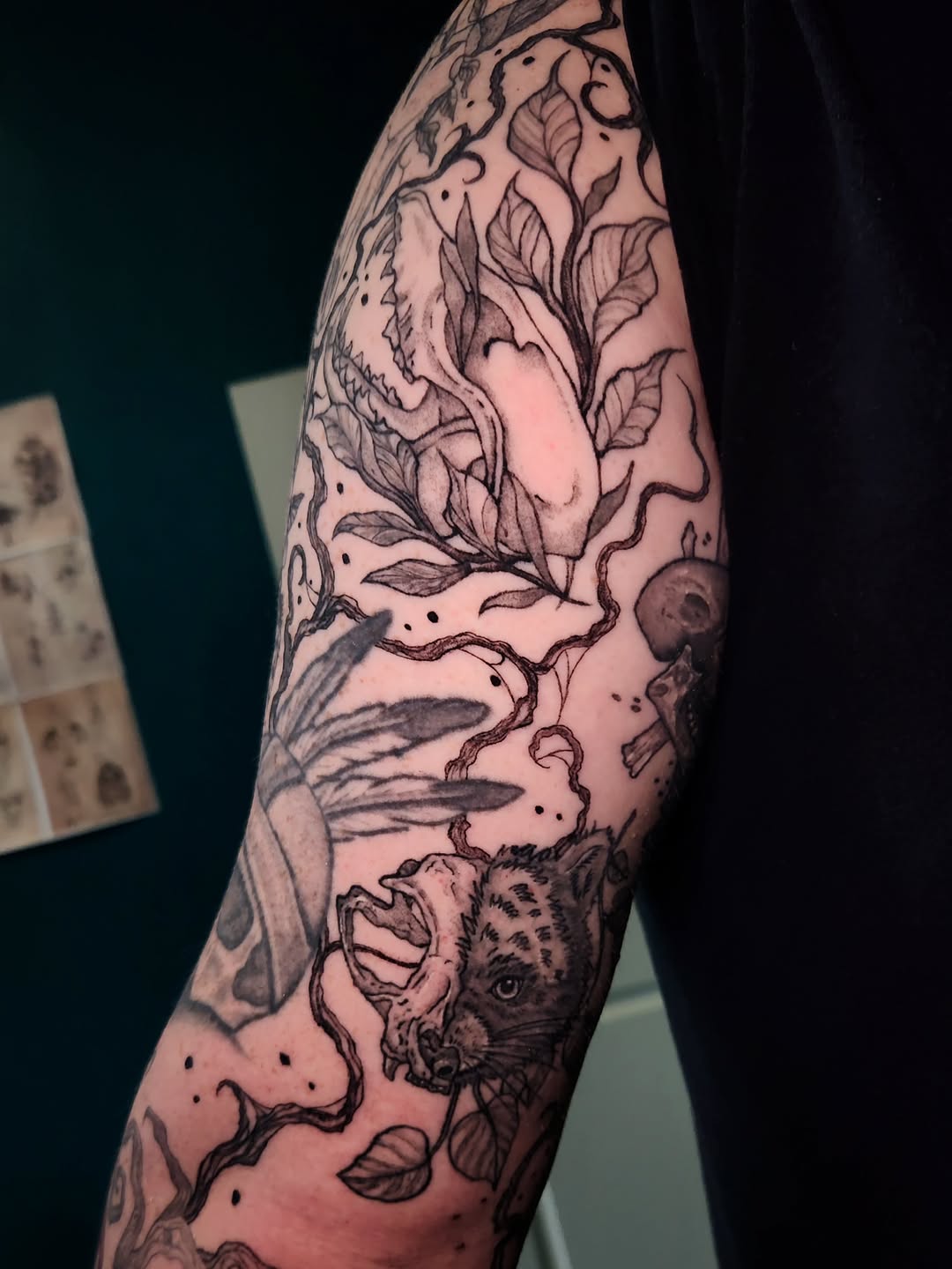 Tattoo by @grimsolaire_tattoos โ dark_realism