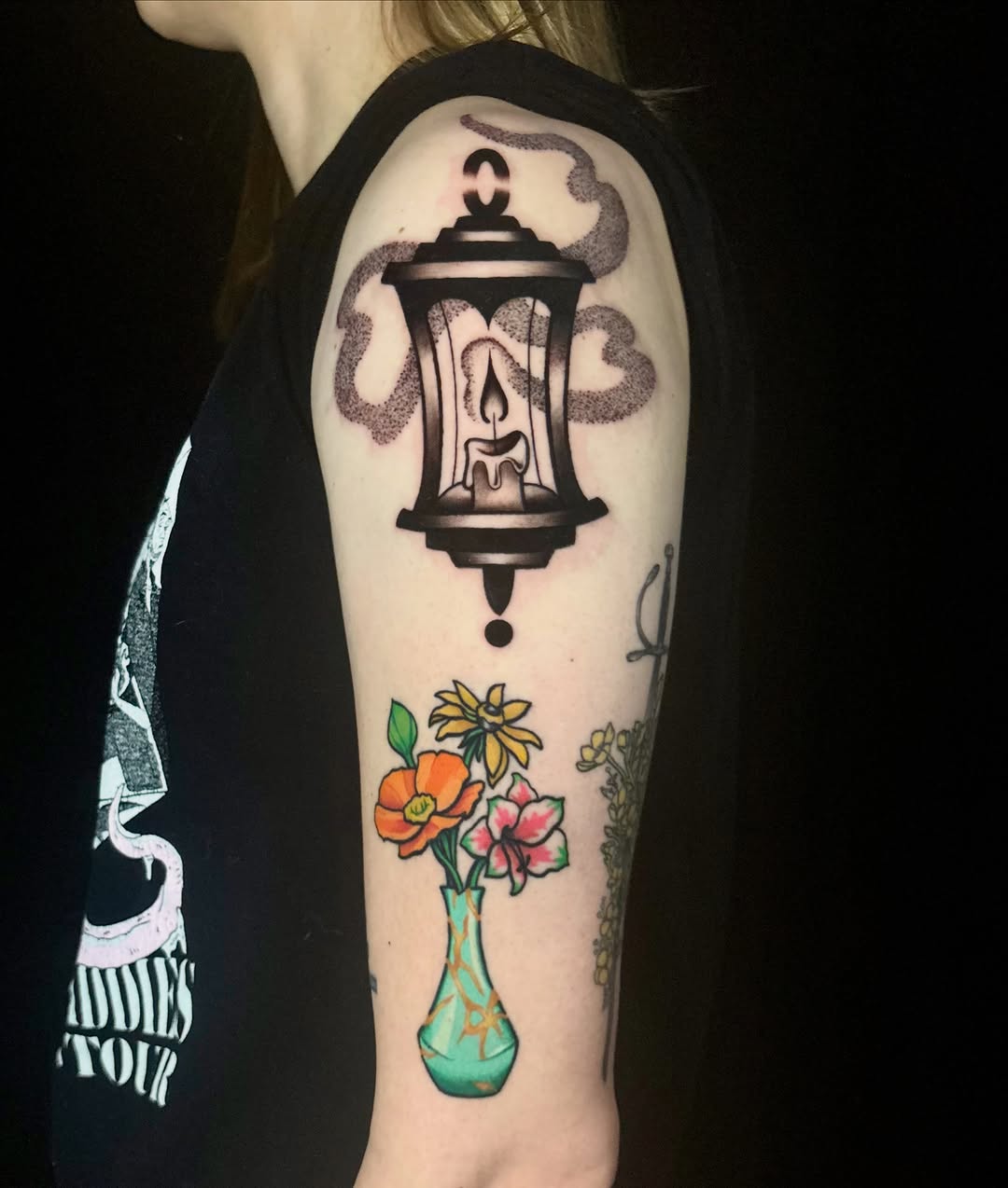 Tattoo by @ugghhhkylie — black_and_grey, watercolor