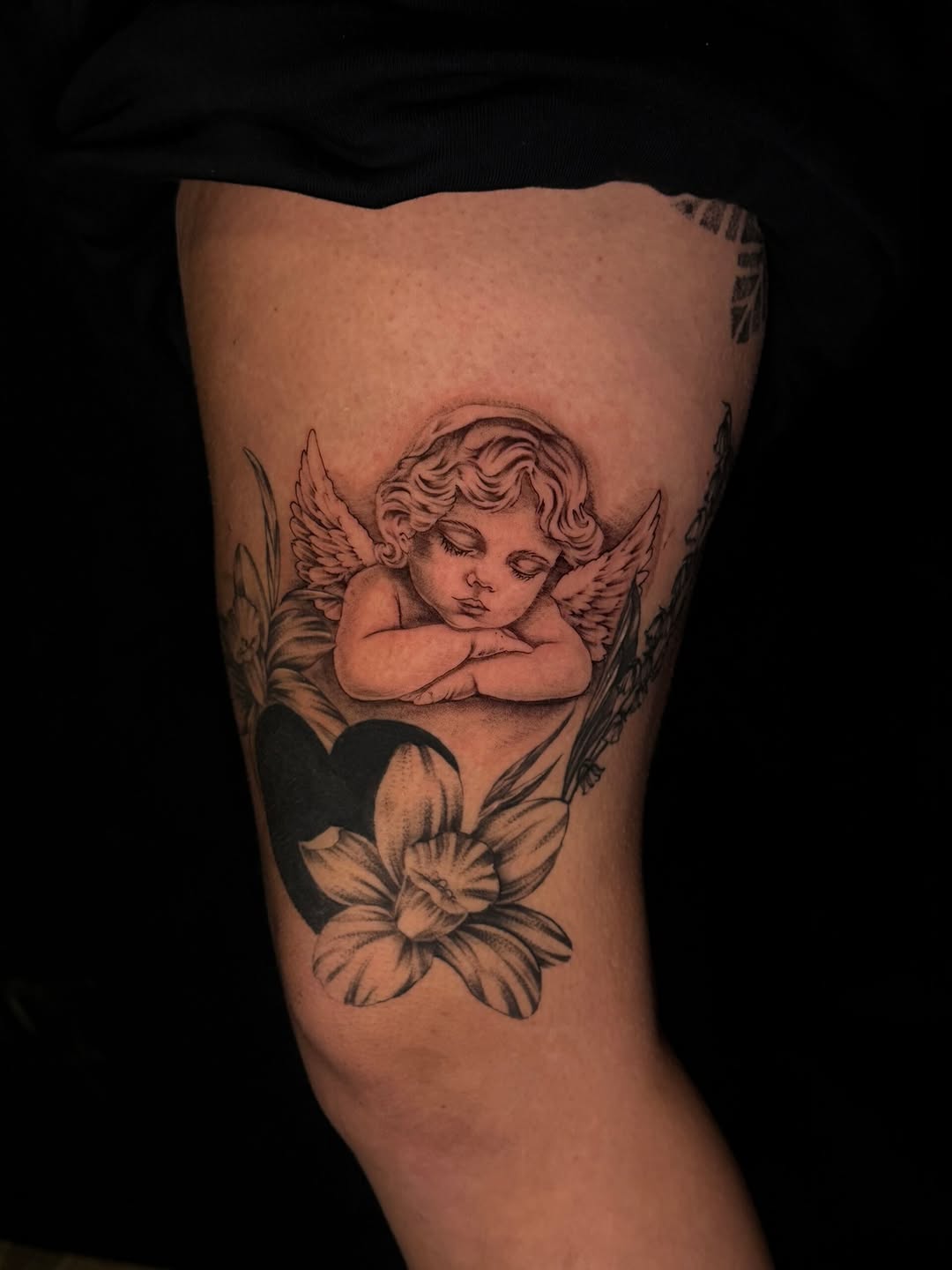 Tattoo by @immaculata_tattoo — black_and_grey, realism