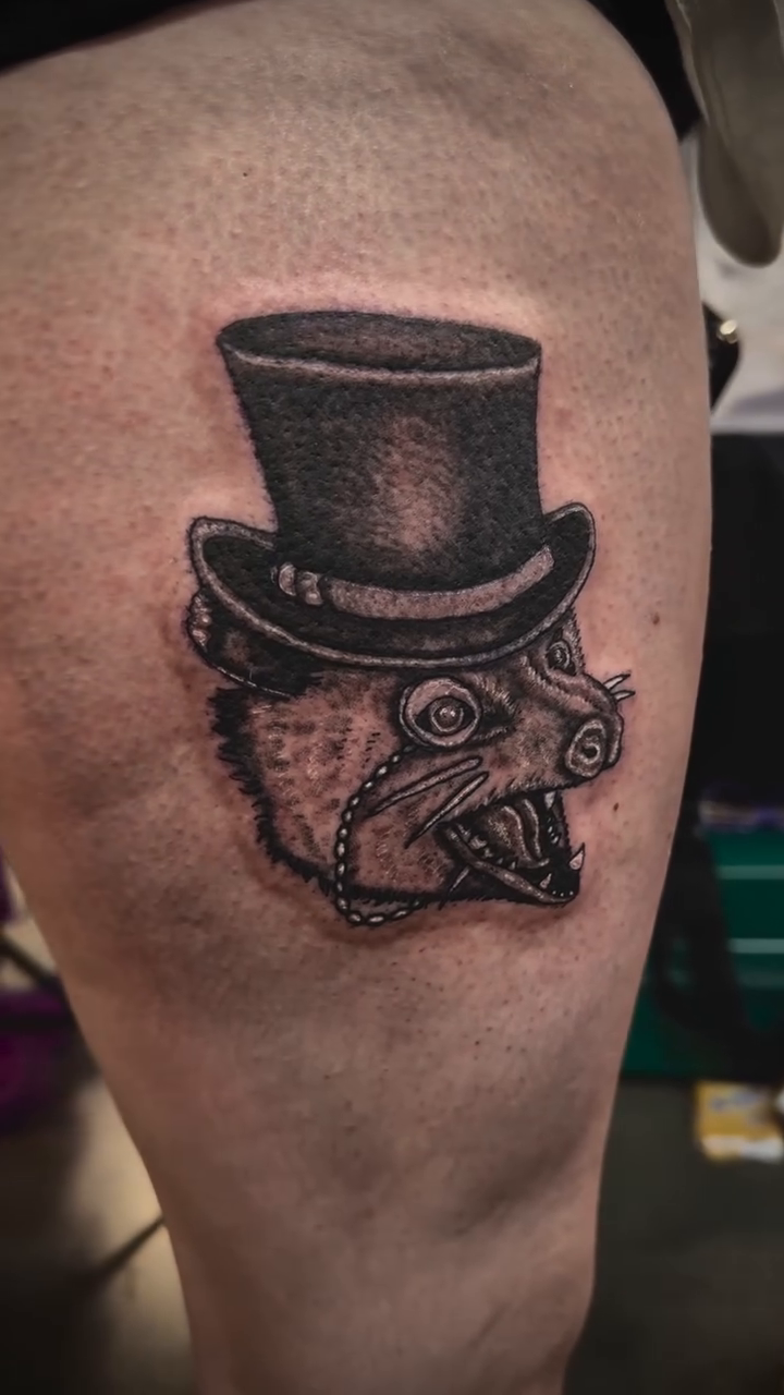 Tattoo by @bonesandstars — black_and_grey, realism