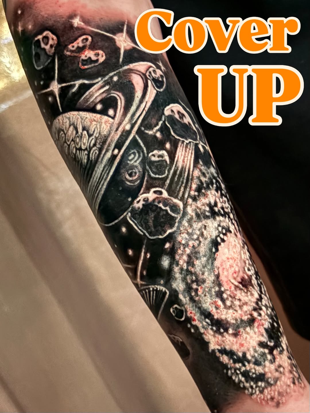 Tattoo by @mistylockettattoo — blackwork, realism