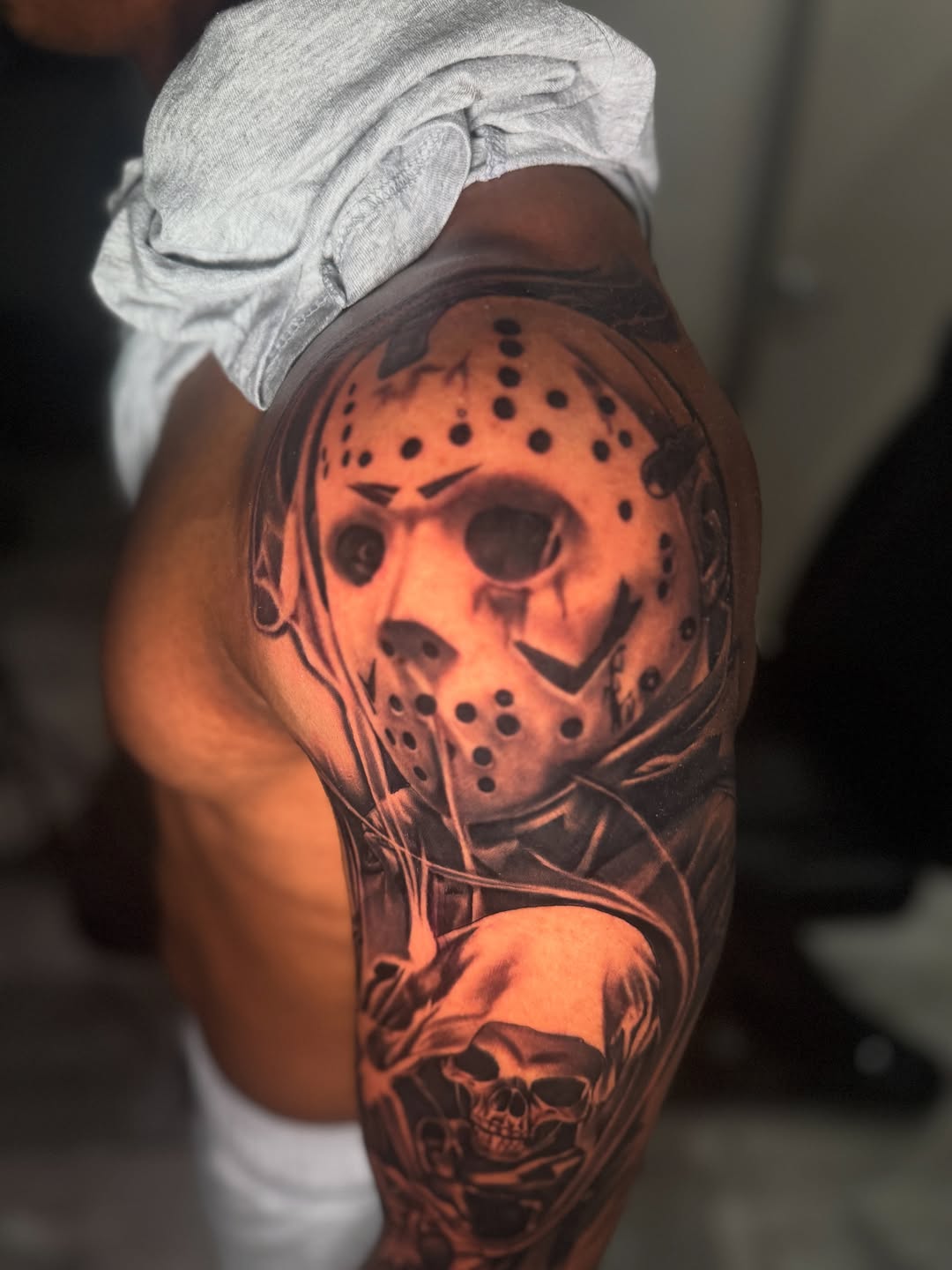 Tattoo by @cofaxtattoos — realism, dark_realism