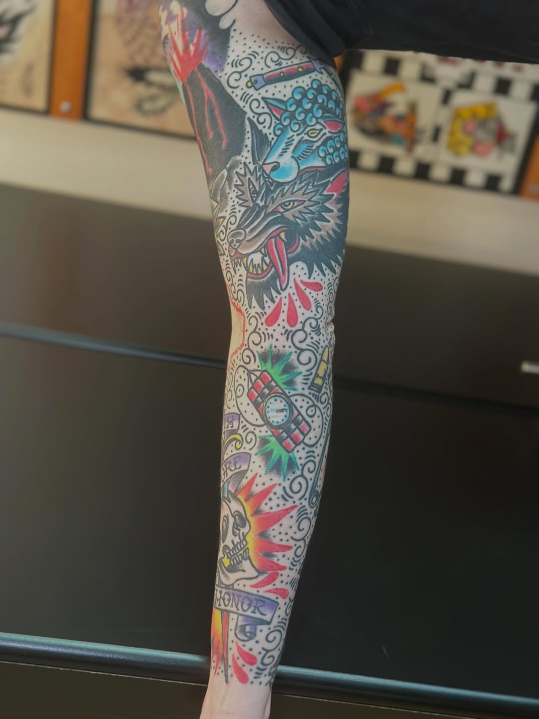Tattoo by @whitneycreeptattoos — american_traditional, neo_traditional
