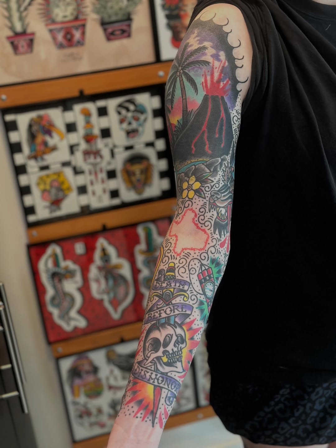 Tattoo by @whitneycreeptattoos — american_traditional, neo_traditional
