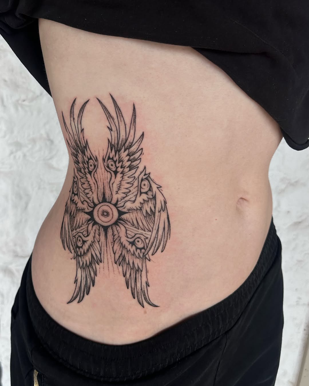 Tattoo by @ornatebones β blackwork