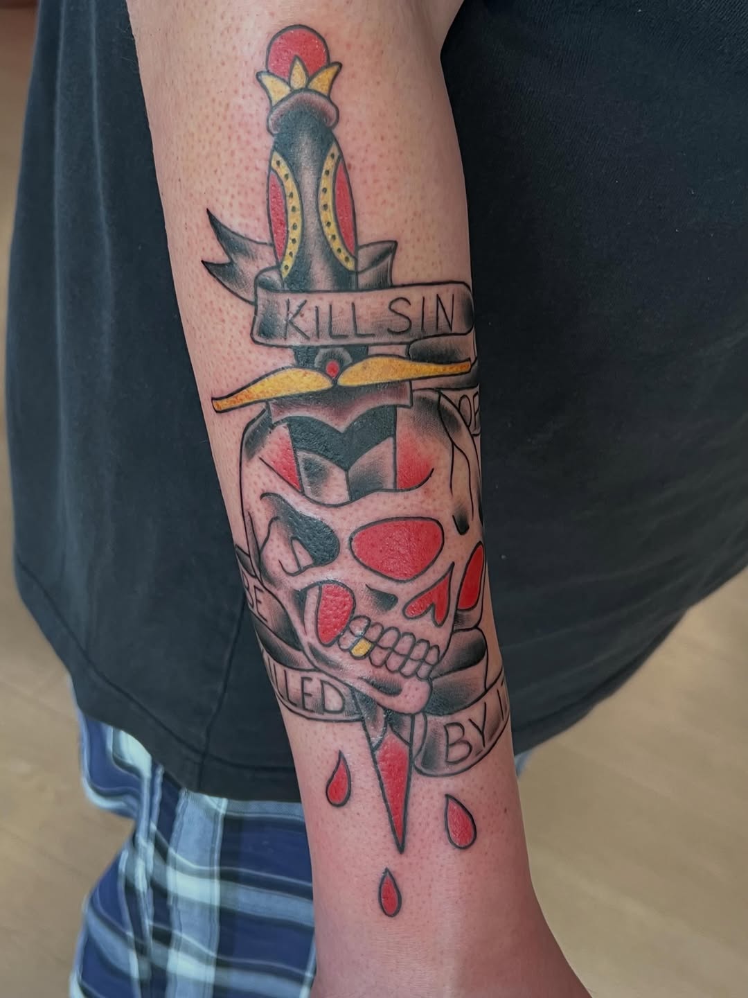 Tattoo by @jessica_kloostattoos — american_traditional, illustrative