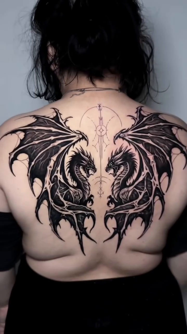 Tattoo by @chrisptats — blackwork, dark_realism
