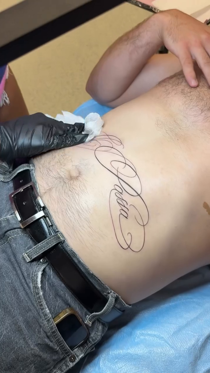 Tattoo by @gimilt.tattoos โ lettering_script