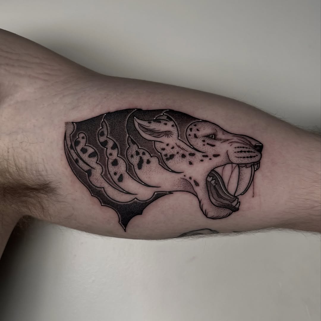 Tattoo by @brookxyn โ blackwork, illustrative
