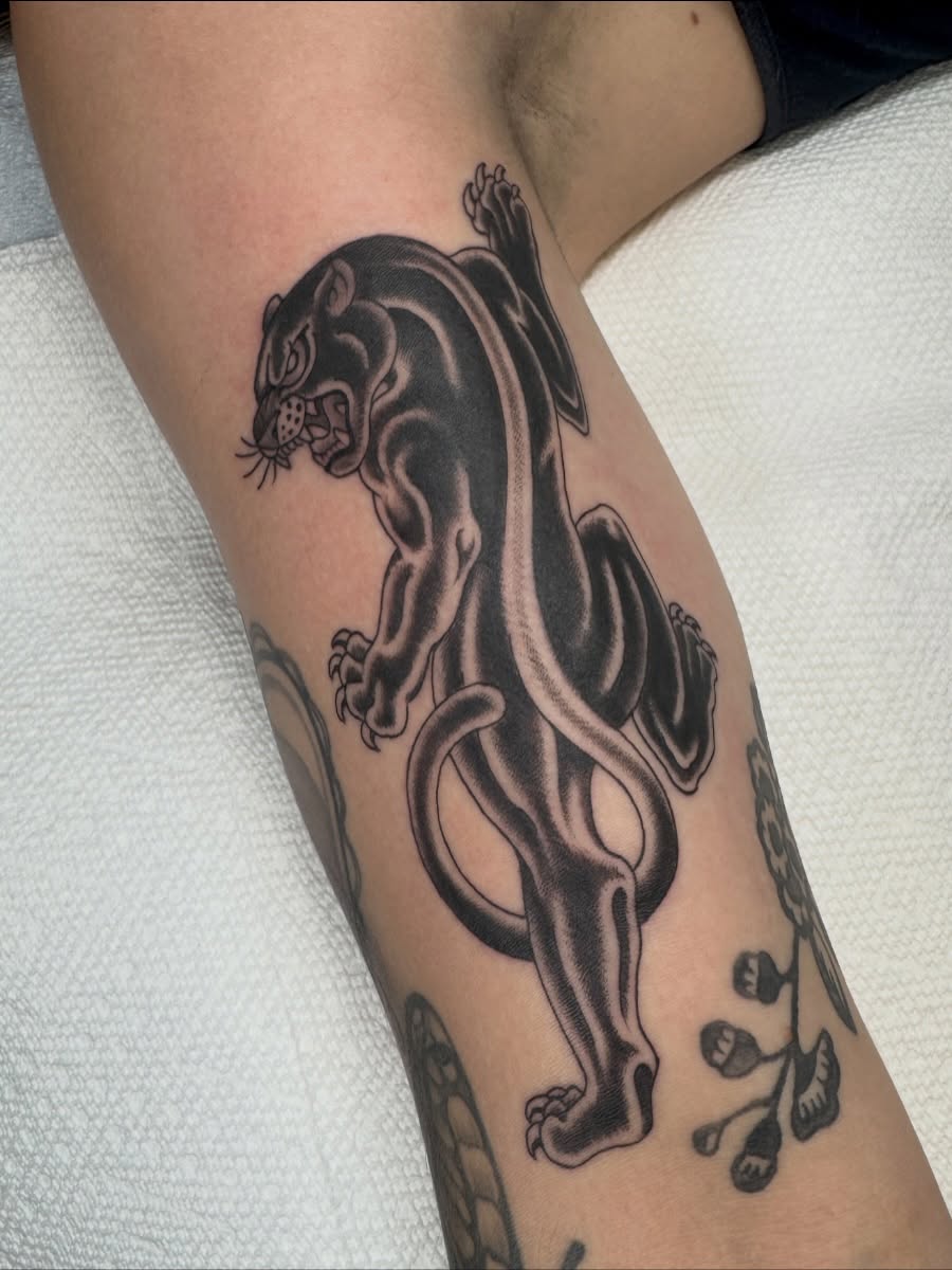 Tattoo by @cousins_tattoos — american_traditional, black_and_grey