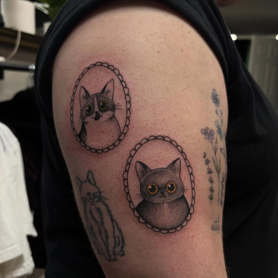 Tattoo by @haileybtats — dotwork