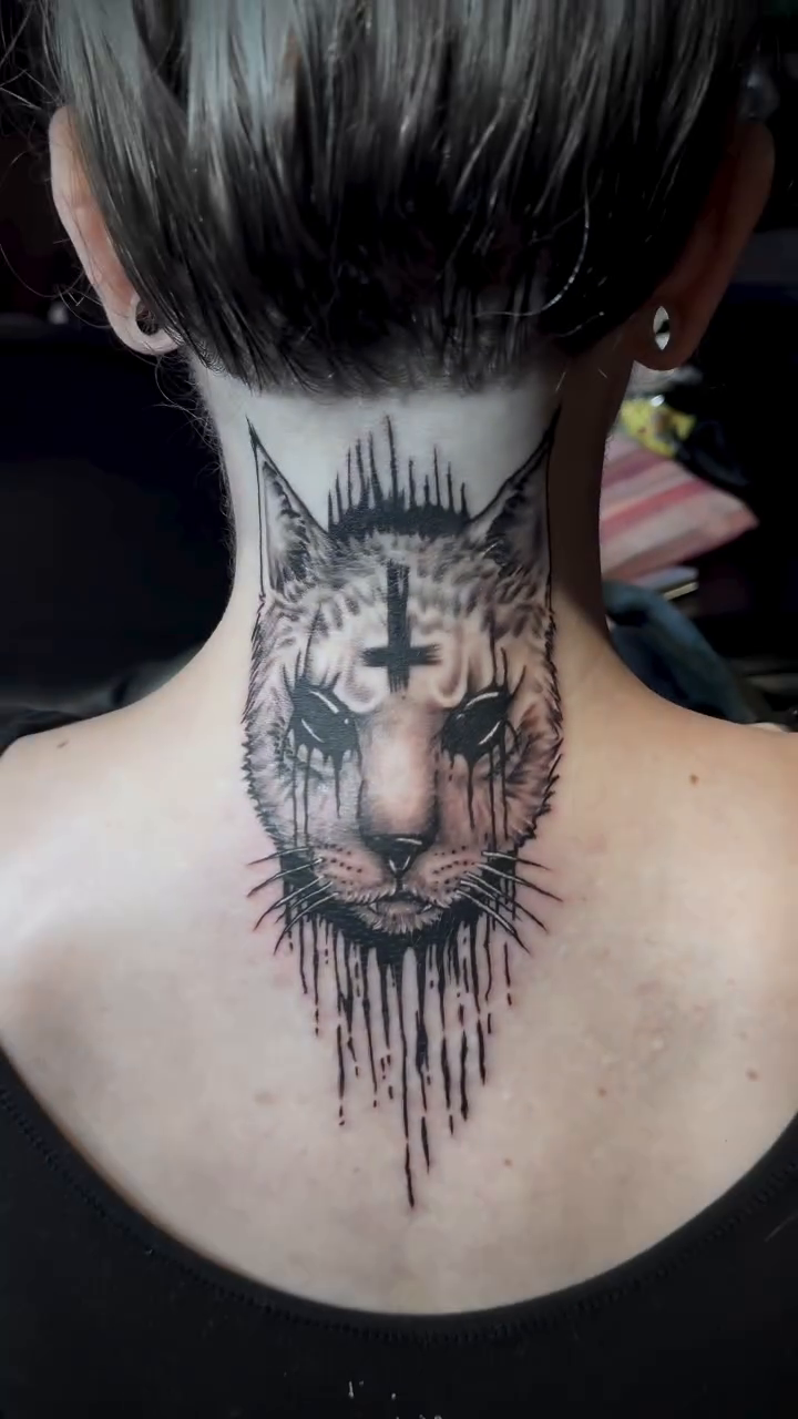 Tattoo by @tat.suey.ink — dark_realism, blackwork