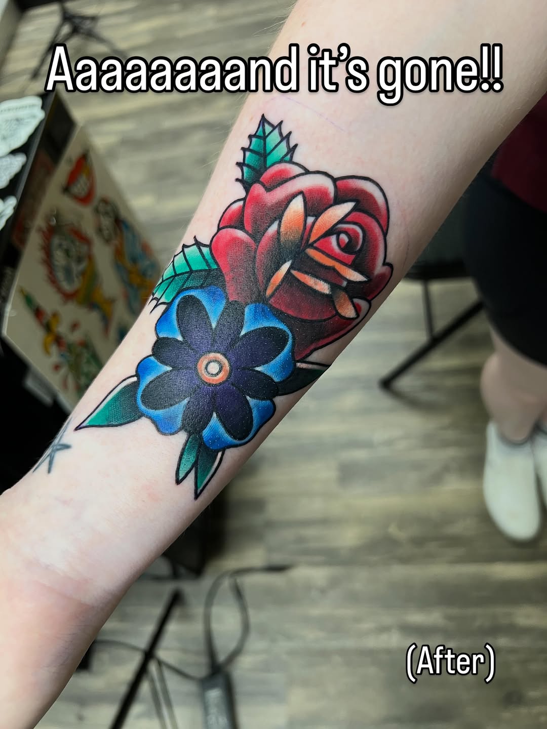 Tattoo by @dqtattoos — american_traditional, illustrative