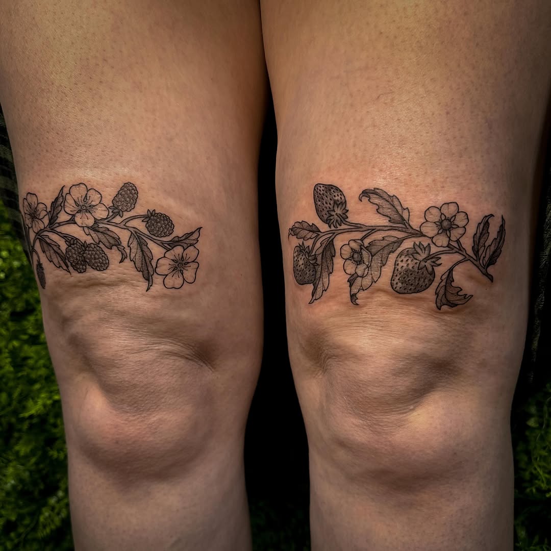 Tattoo by @rachtats — fine_line, black_and_grey