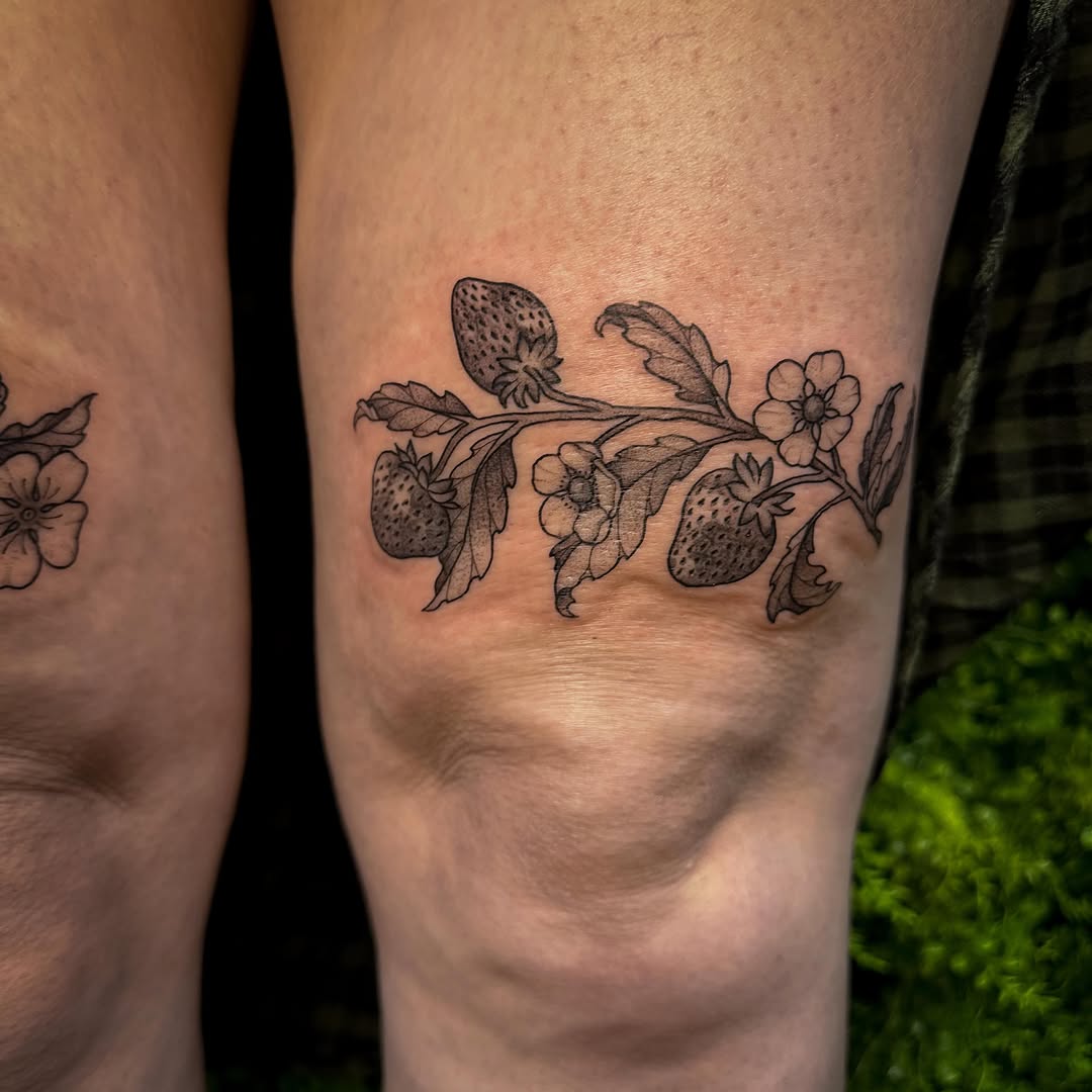 Tattoo by @rachtats — fine_line, black_and_grey