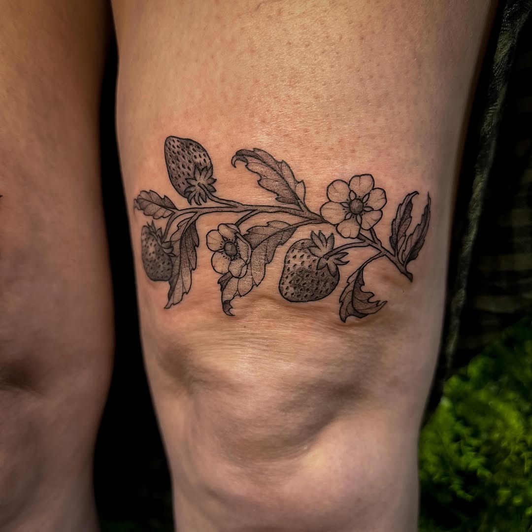 Tattoo by @rachtats — fine_line, black_and_grey