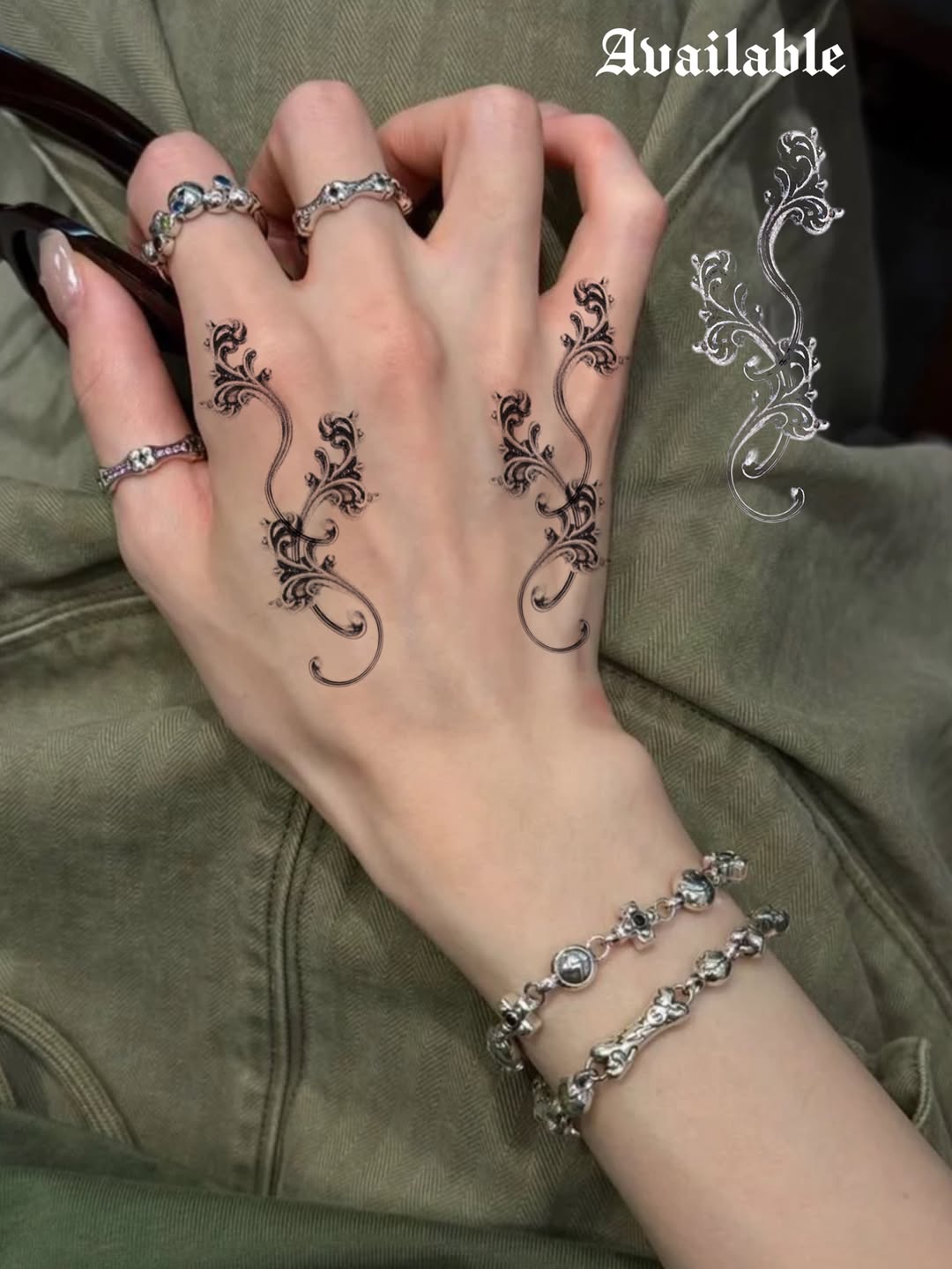 Tattoo by @sayhello.ink โ ornamental, fine_line