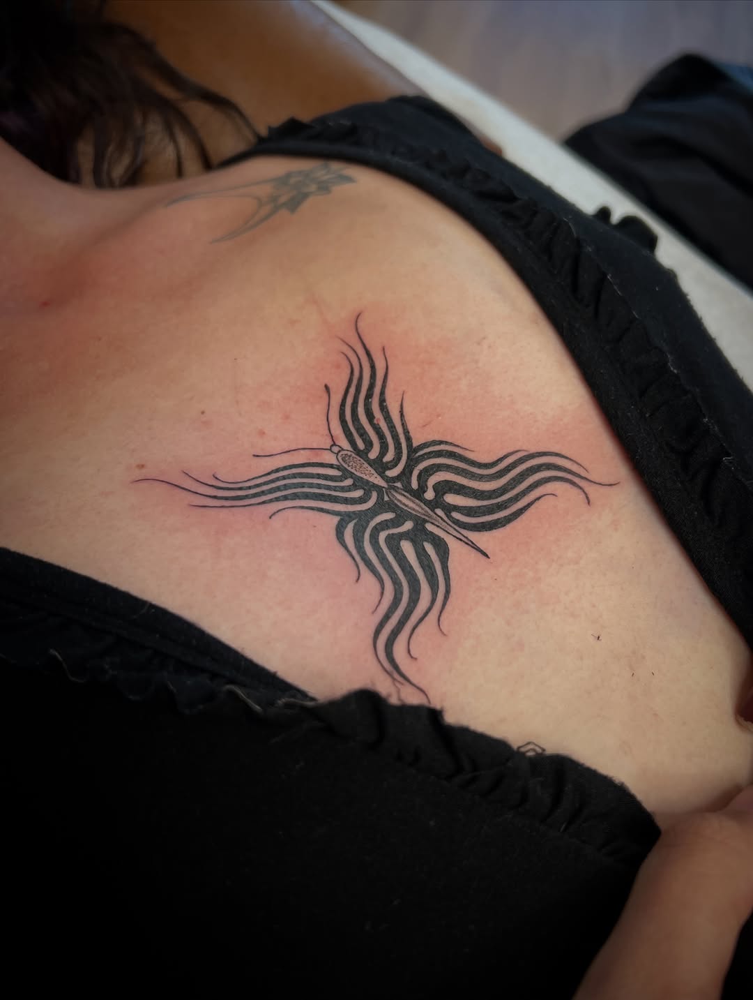 Tattoo by @syrenbier — blackwork