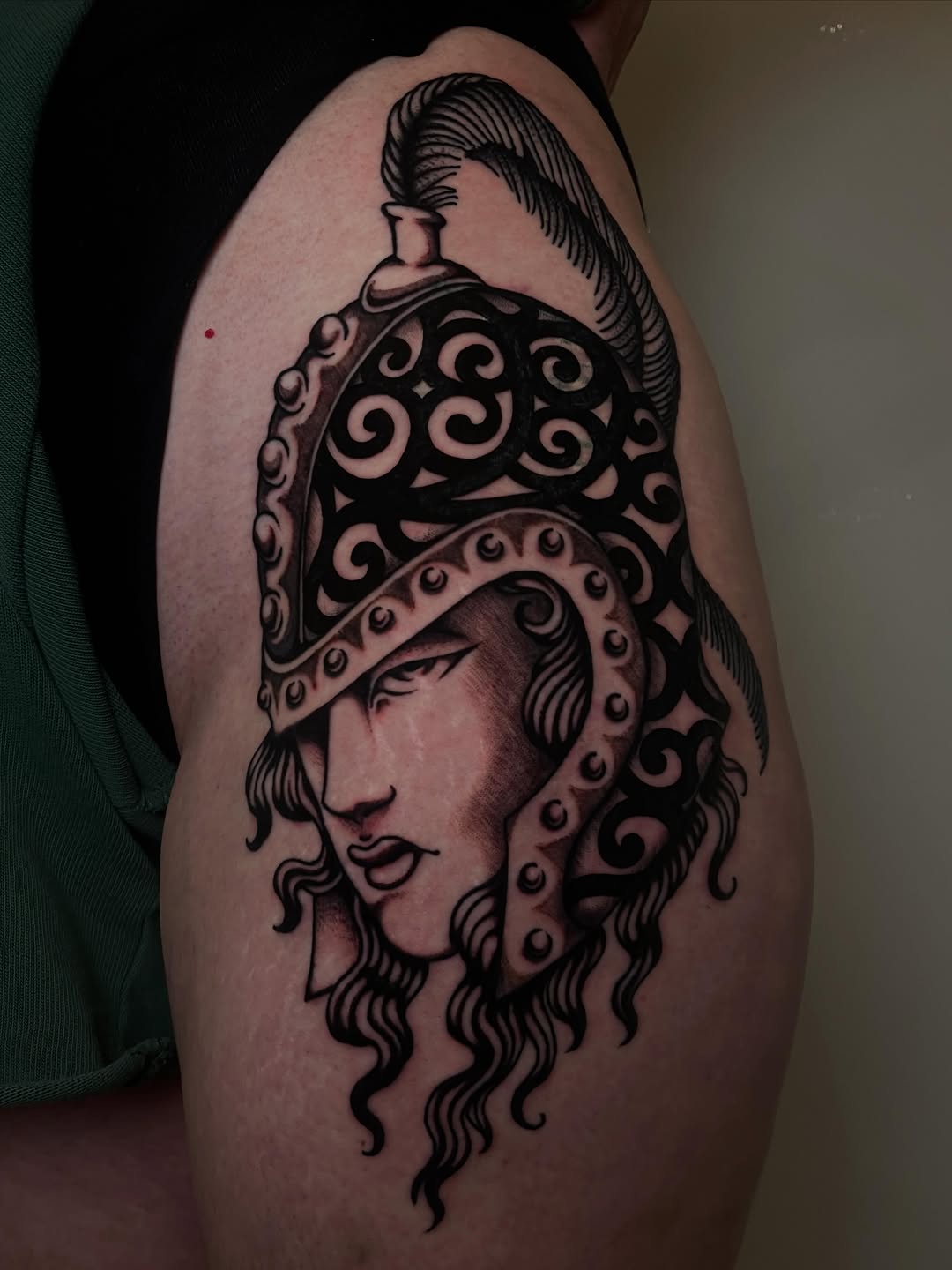 Tattoo by @miramtattoo — black_and_grey, ornamental