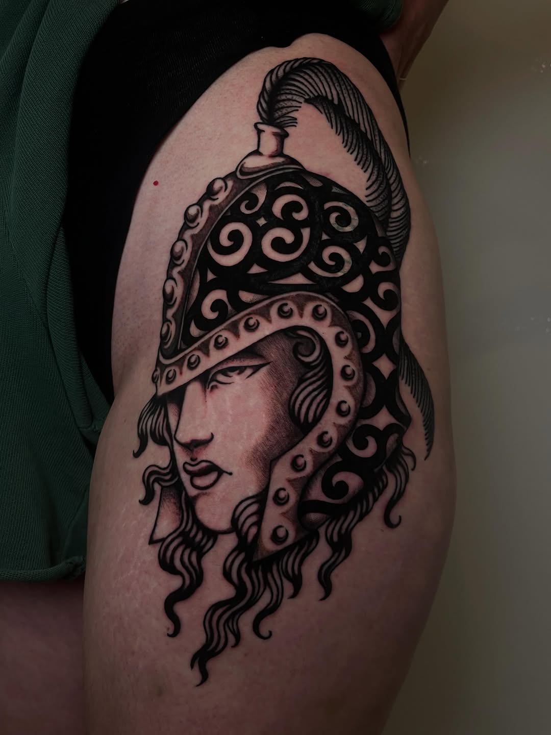 Tattoo by @miramtattoo — black_and_grey, ornamental