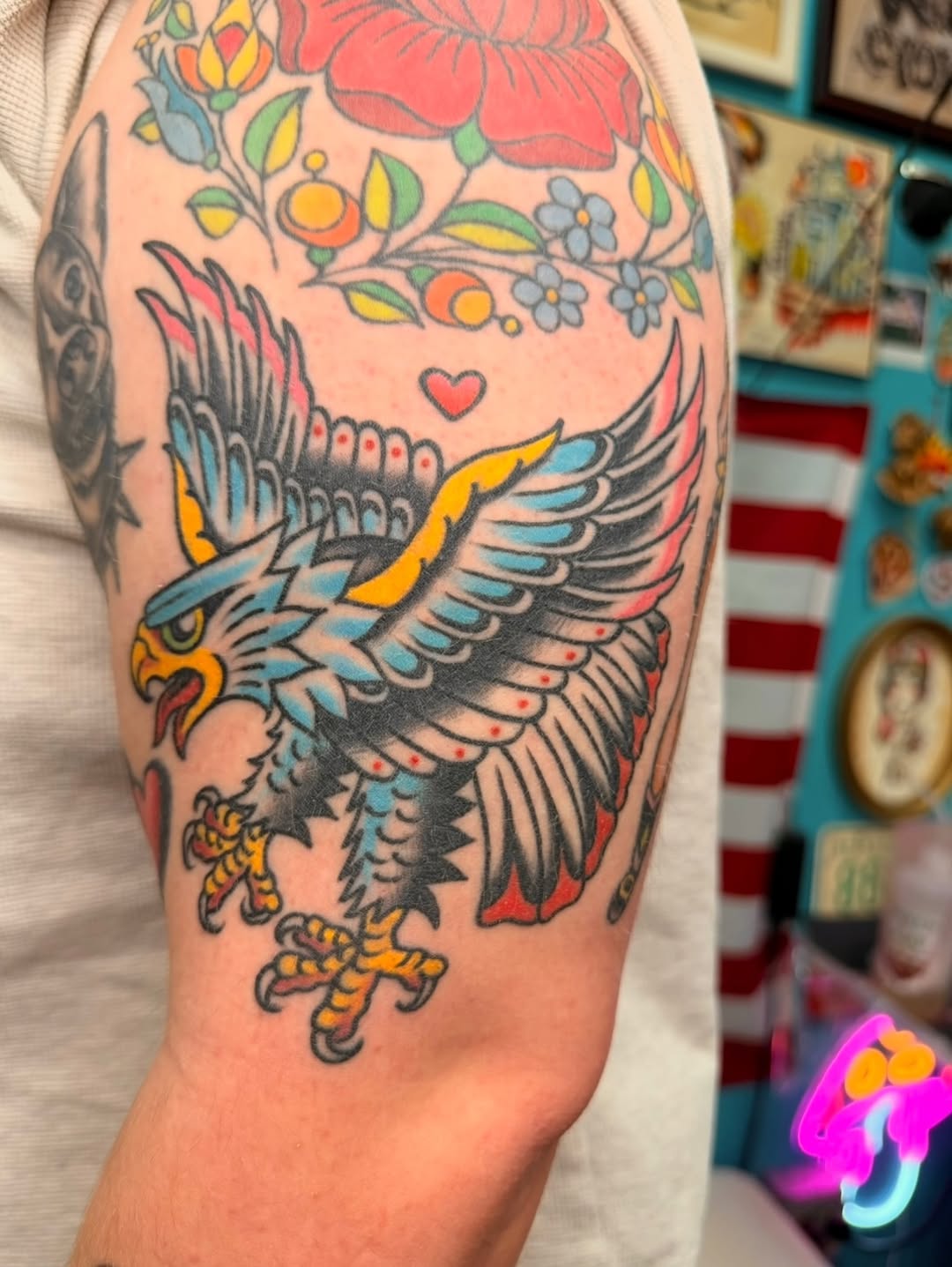 Tattoo by @macybirdtattoos — american_traditional, illustrative