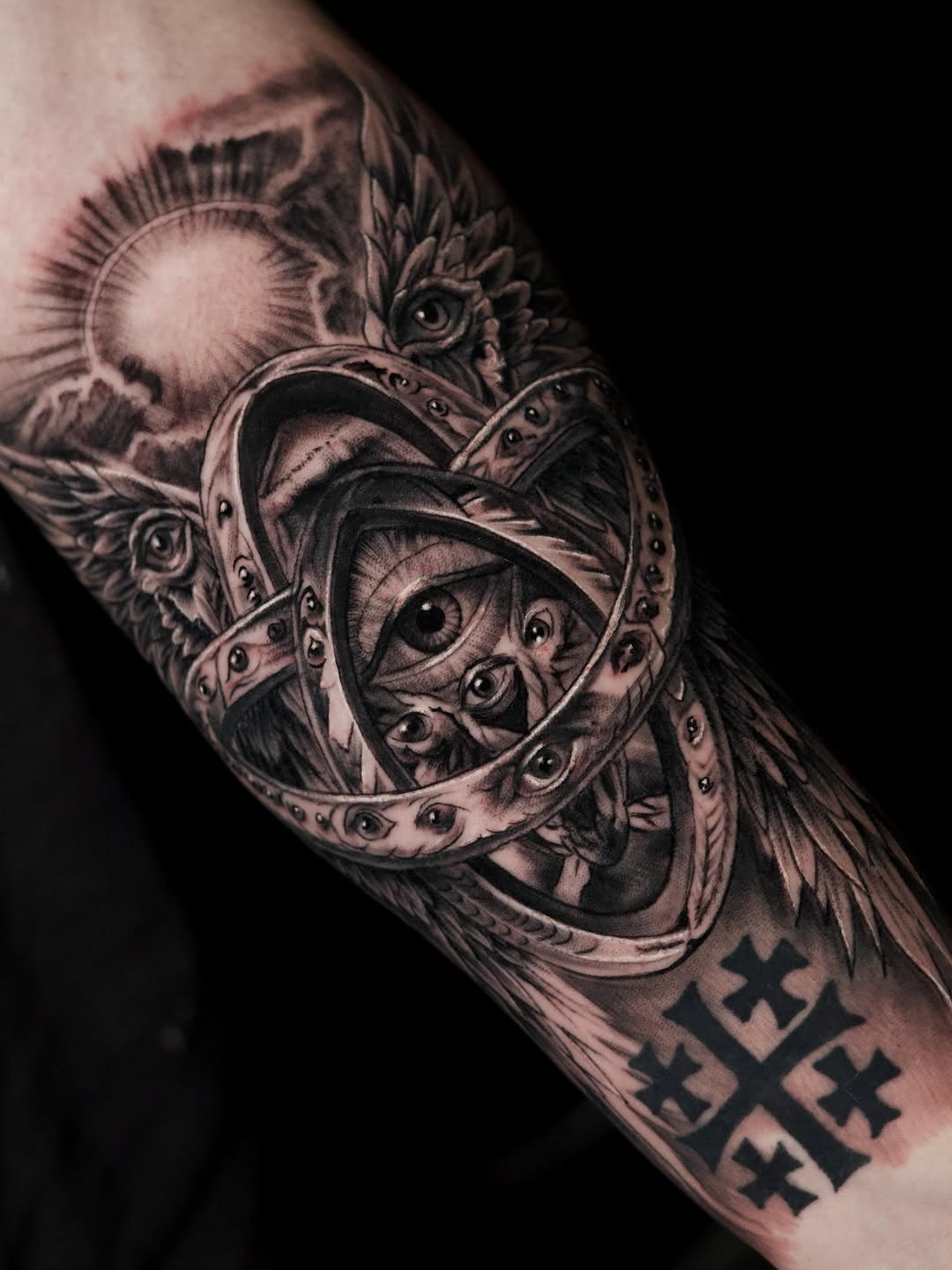 Tattoo by @baponeink — dark_realism, black_and_grey