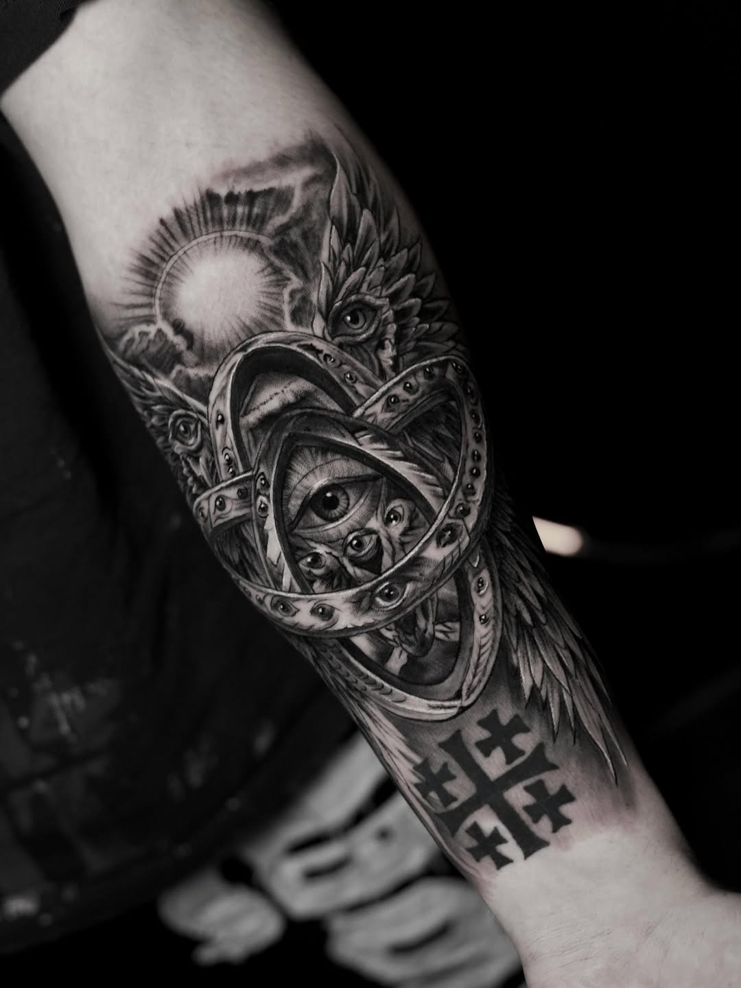 Tattoo by @baponeink — dark_realism, blackwork