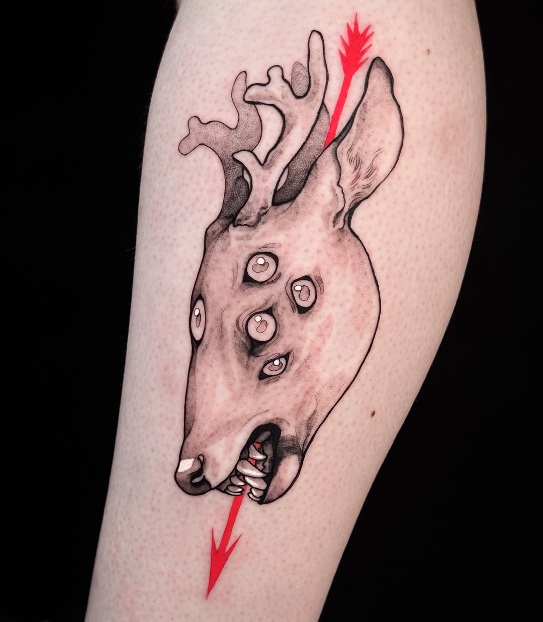 Tattoo by @roseshrubs — surrealism