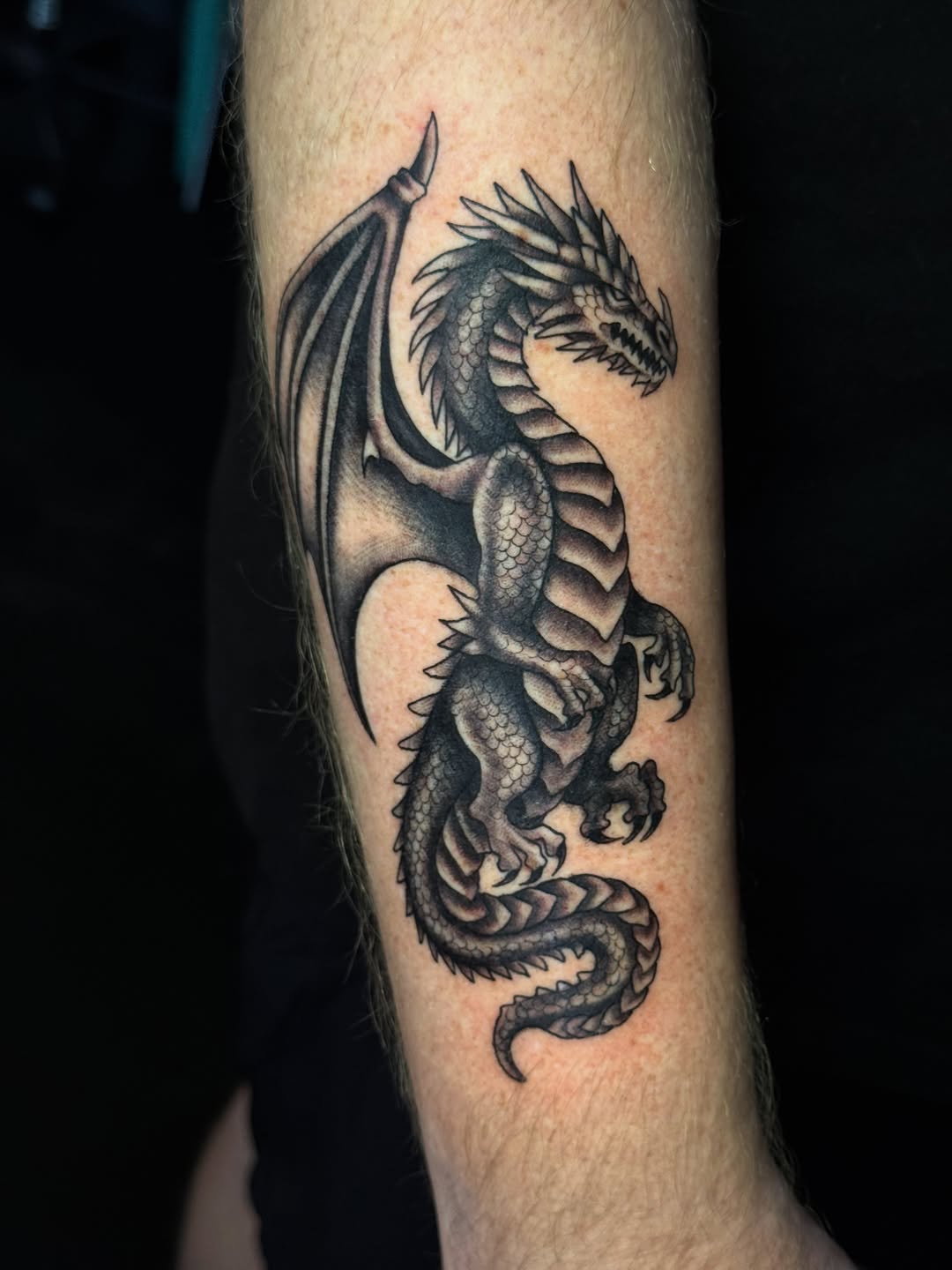 Tattoo by @medea.tattooer — black_and_grey, realism