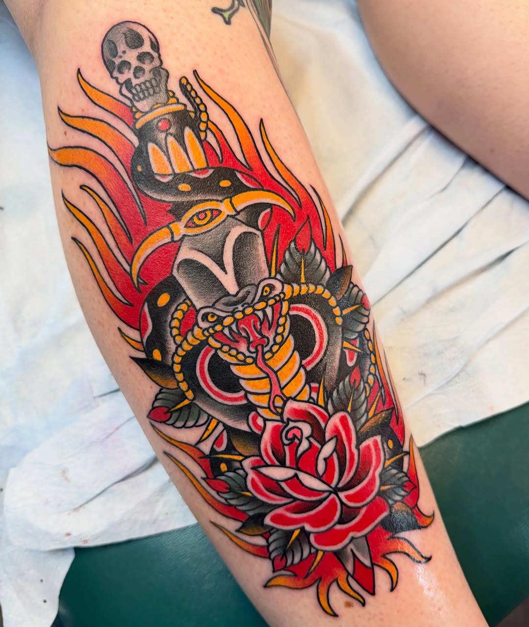 Tattoo by @sketchylawyer — american_traditional