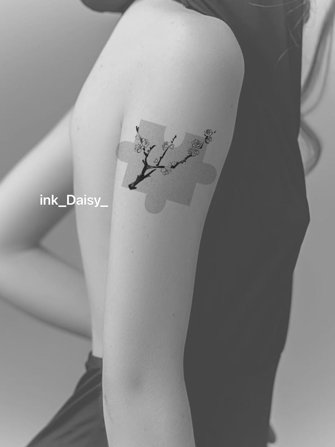 Tattoo by @ink_daisy_ — dotwork