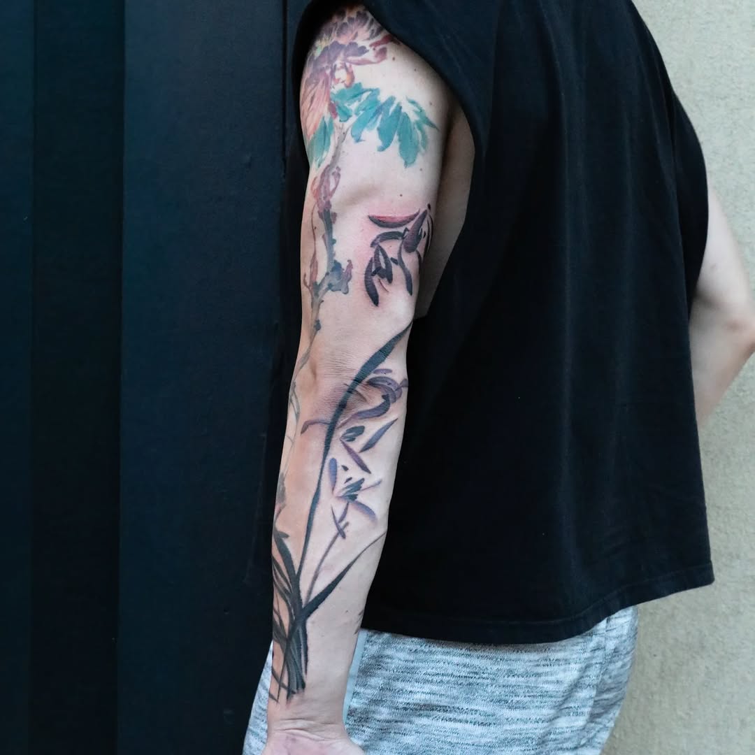 Tattoo by @jhenntattoos — illustrative, black_and_grey